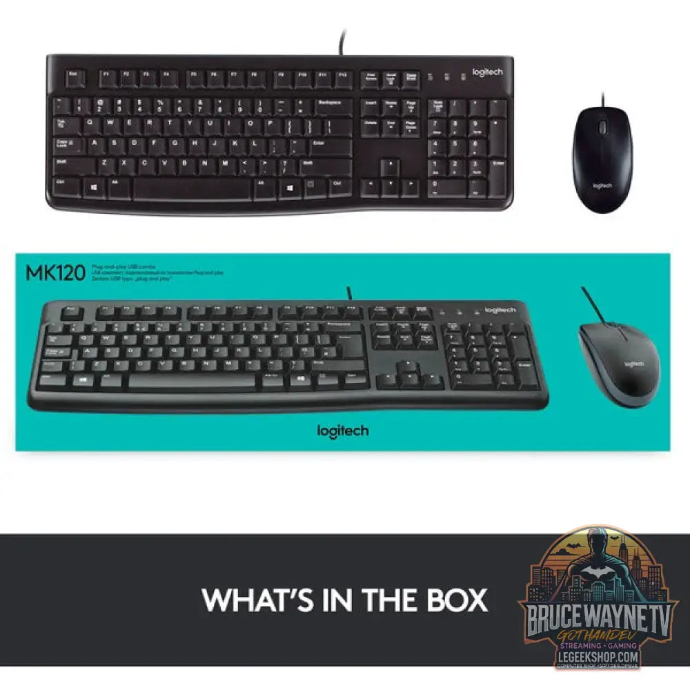 Desktop MK120 - Logitech - vue 11