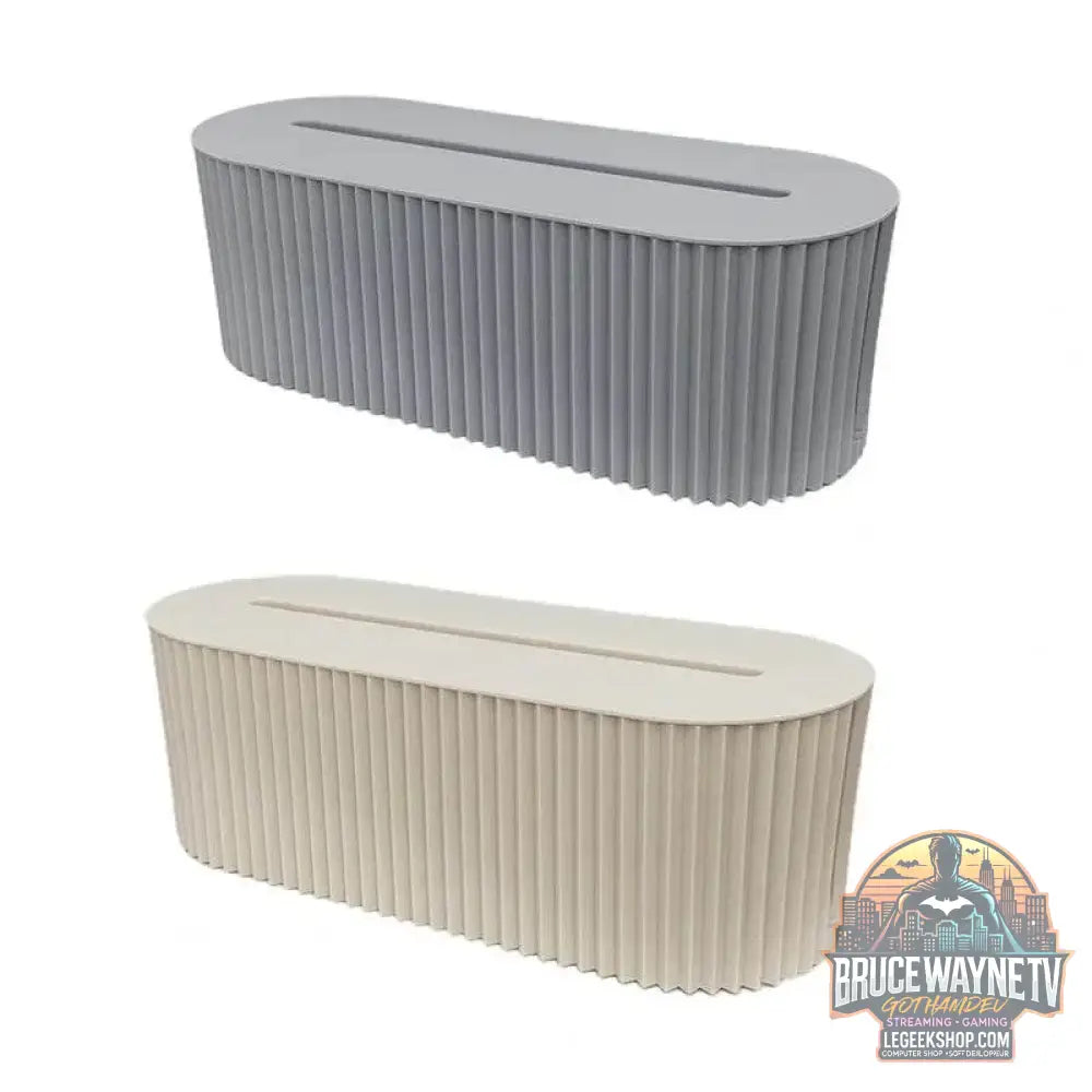 🔌 Boîte de Rangement Câbles & Prises – Design Nordique | Organisateur de Bureau et Maison - Legeekshop