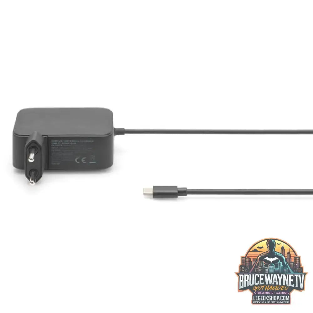 Digitus Notebook Ladegerät USB-C, 100 Watt, GaN schwarz - Digitus - vue 2