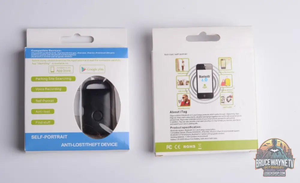 Dispositif Anti-Perte Bluetooth Tracker Enfants Personnes Âgées Animaux - Black / BOX - Tracker Bluetooth