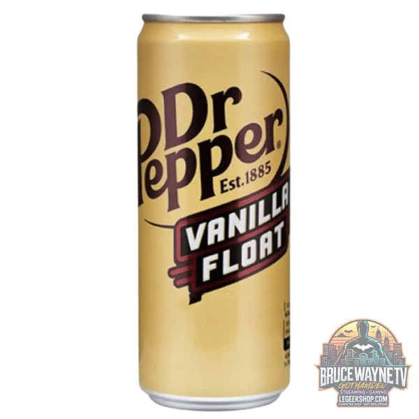 Dr Pepper Vanilla Float boisson gazeuse au goût de vanille de 330ml (Pack de 24) - Snacks & boissons importés