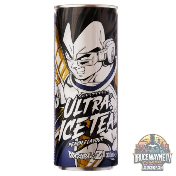Dragon Ball Z Ultra Ice Tea Vegeta thé à la pêche de 330ml (paquet de 24) - Snacks & boissons importés