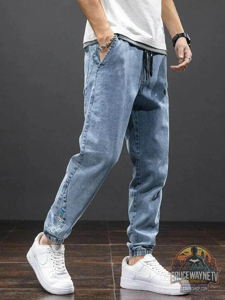 👖 pantalon harem en toile – cordon de serrage, coupe regular 👖 - Legeekshop