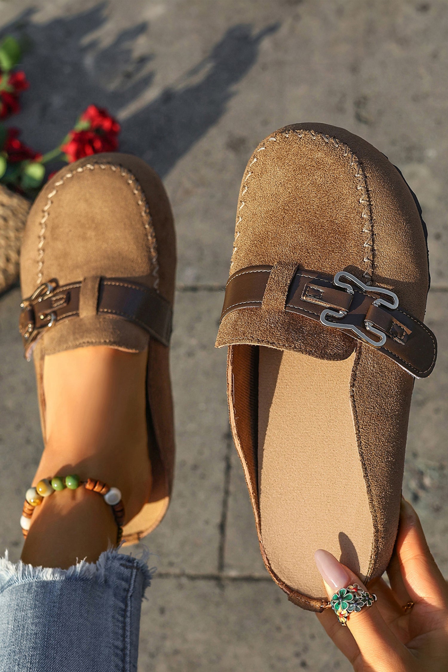 Pièce mode femme bretelles — camel