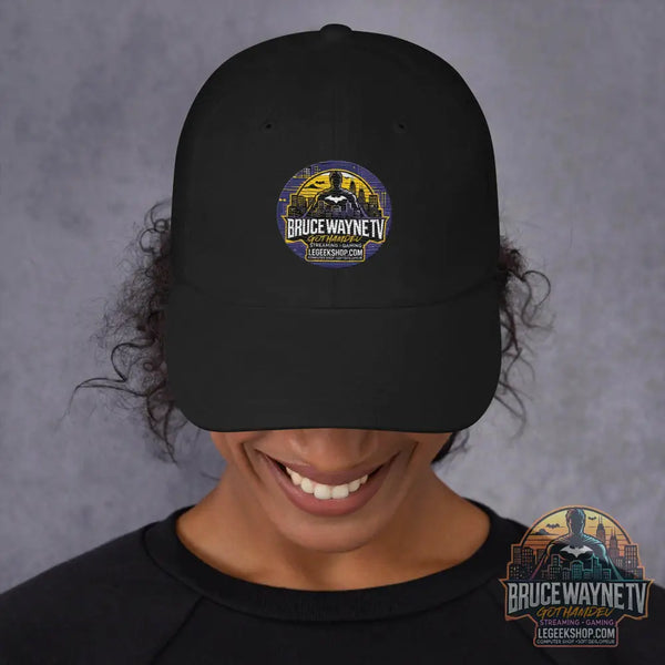 Casquette Bruce Wayne TV Noir Unisexe - Legeekshop
