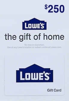 Lowe's 250 USD - Lowe's Key - UNITED STATES
