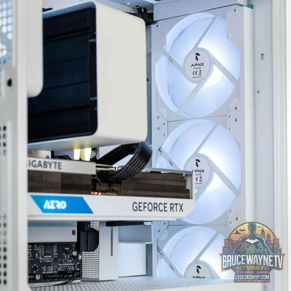 Gaming PC Polar Blizzard - AMD Ryzen 5 7600X, RTX 4070 Super, 32 Go DDR5 - King Mods - Legeekshop