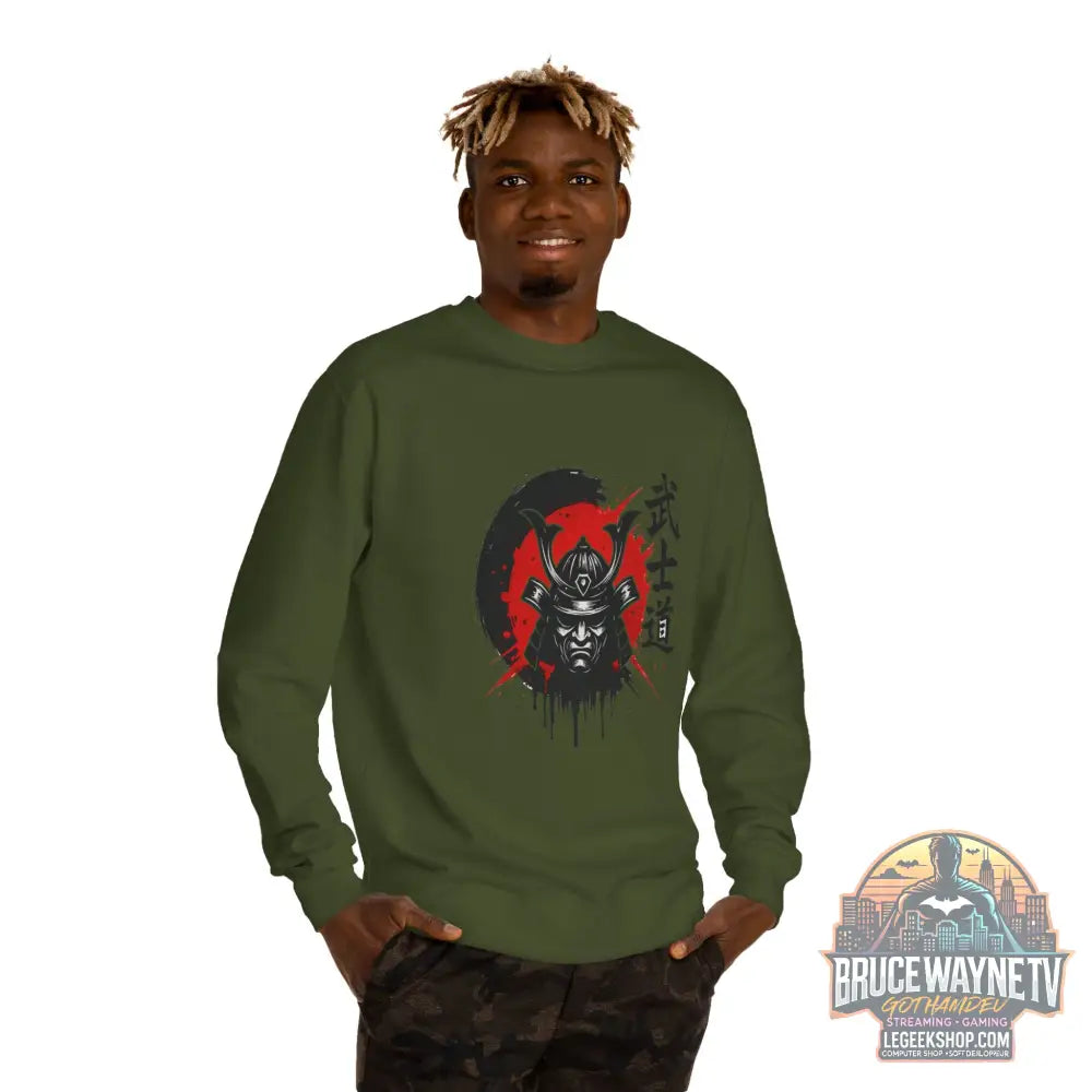 🎮 Samurai Warrior Sweatshirt Unisexe Col Rond 🎮 - Sweatshirt