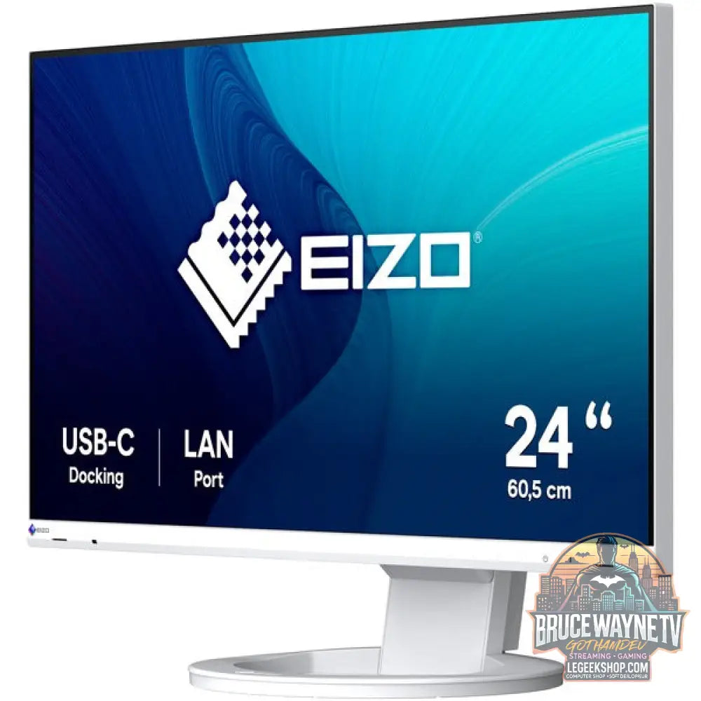 EIZO FlexScan EV2490-WT 24" Full HD IPS 60 Hz - EIZO - vue 3