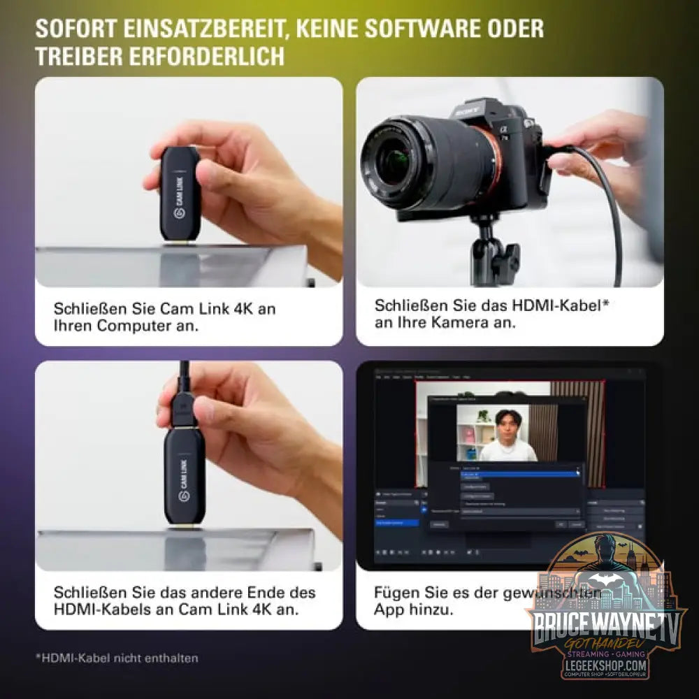 Elgato Cam Link 4K, Capture Karte - Elgato - vue 18