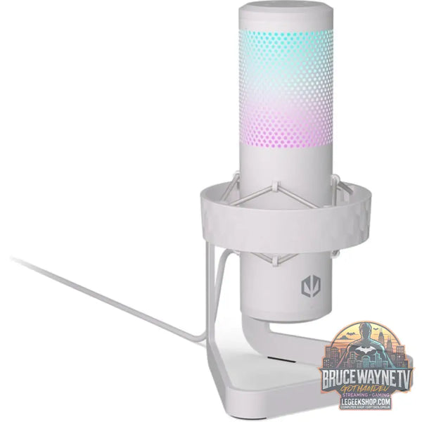 ENDORFY AXIS Streaming, microphone blanc, USB-C, RGB, 3.5 mm jack - ENDORFY