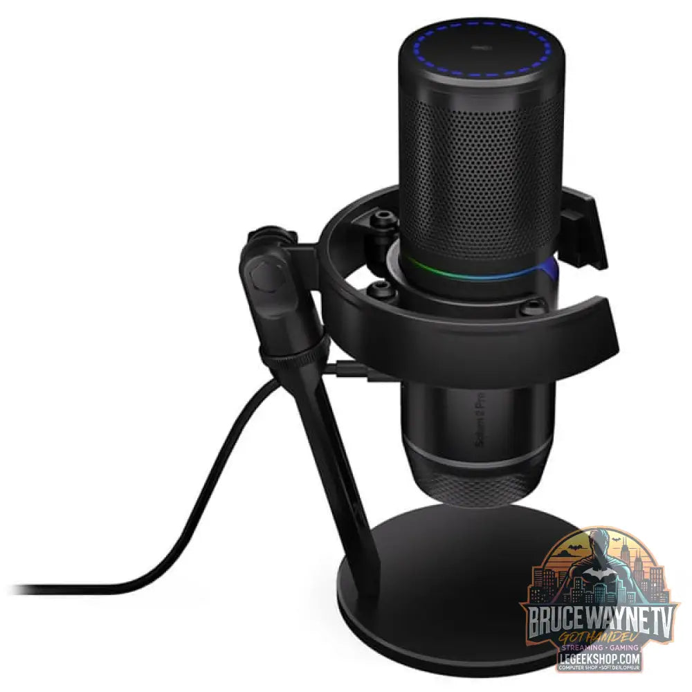 ENDORFY Solum 2 Pro, microphone noir, USB-C, RGB-Zone - ENDORFY - vue 11