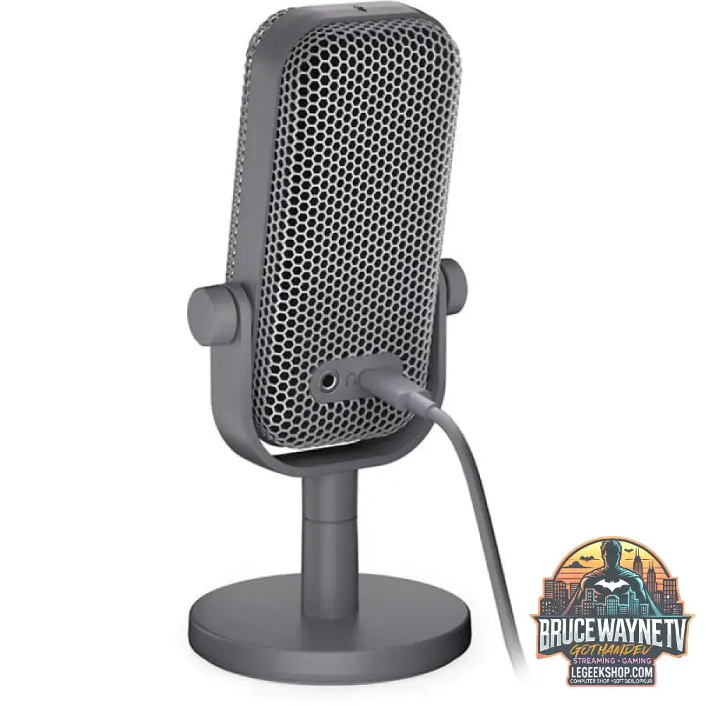 ENDORFY Solum Voice S Alt Gray, microphone gris foncé, USB-C, éclairage RGB - ENDORFY - vue 8