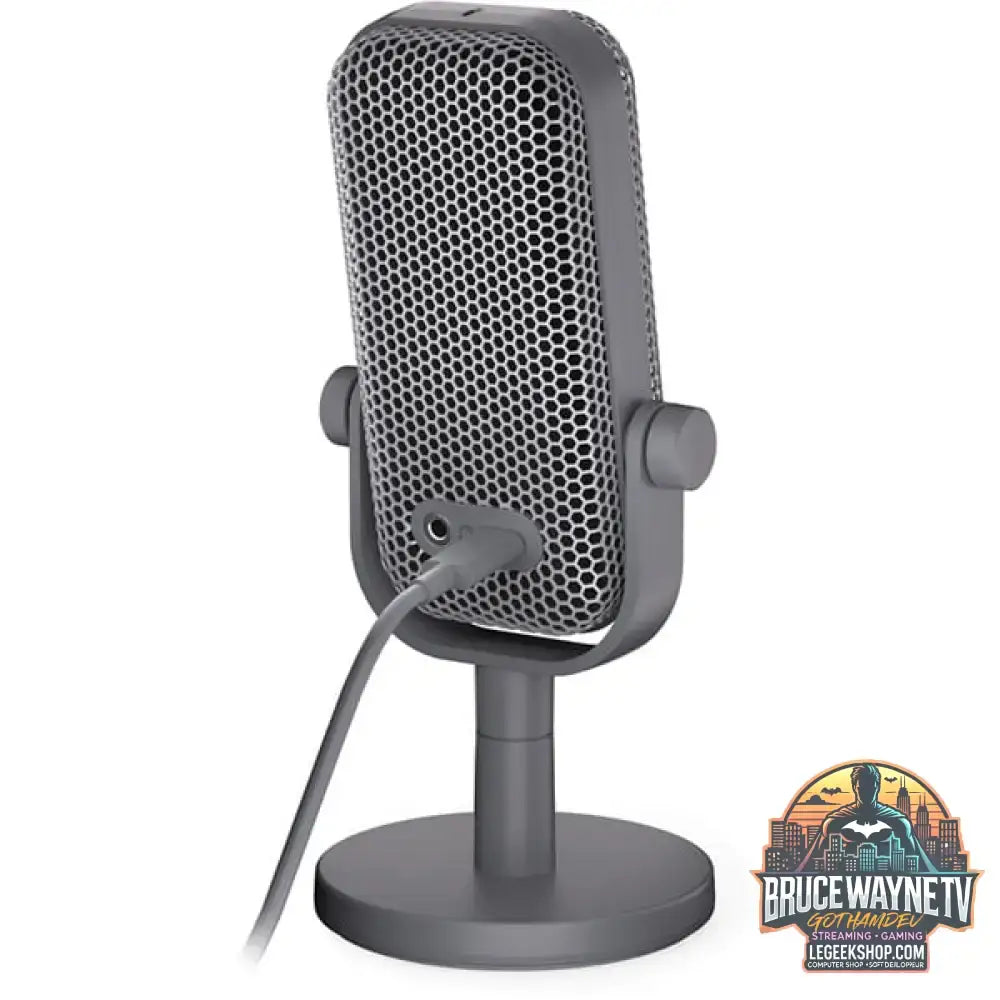 ENDORFY Solum Voice S Alt Gray, microphone gris foncé, USB-C, éclairage RGB - ENDORFY - vue 10