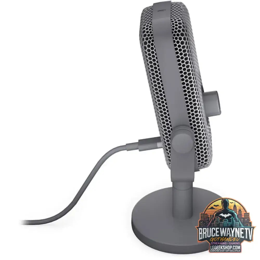 ENDORFY Solum Voice S Alt Gray, microphone gris foncé, USB-C, éclairage RGB - ENDORFY - vue 11