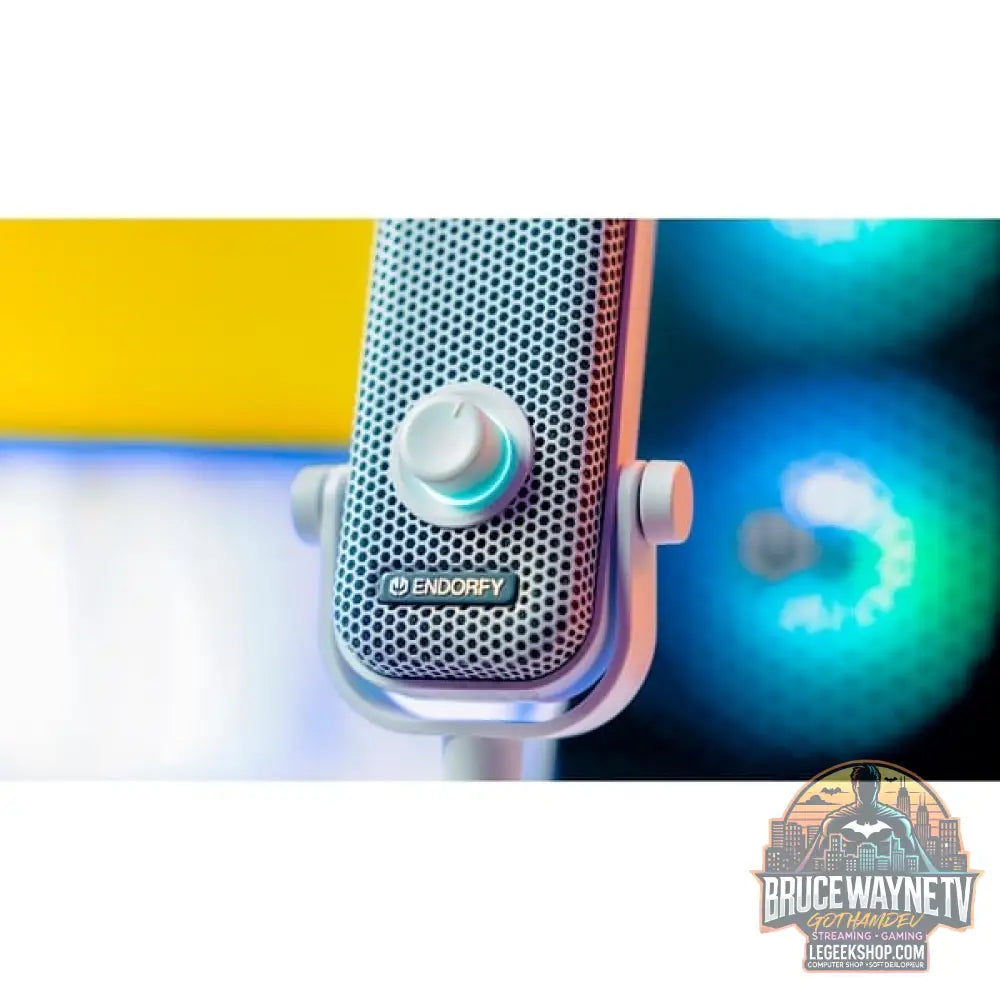 ENDORFY Solum Voice S, microphone blanc, USB-C, éclairage RGB - ENDORFY - vue 7