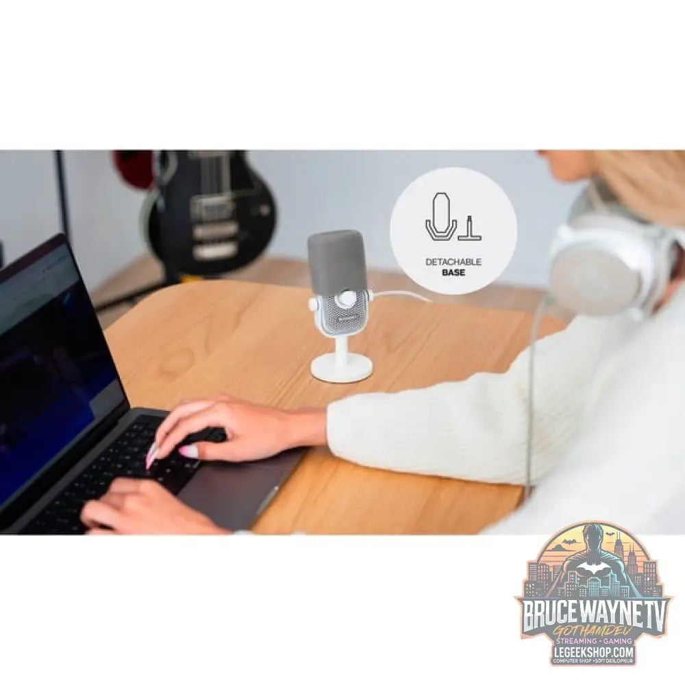 ENDORFY Solum Voice S, microphone blanc, USB-C, éclairage RGB - ENDORFY - vue 8