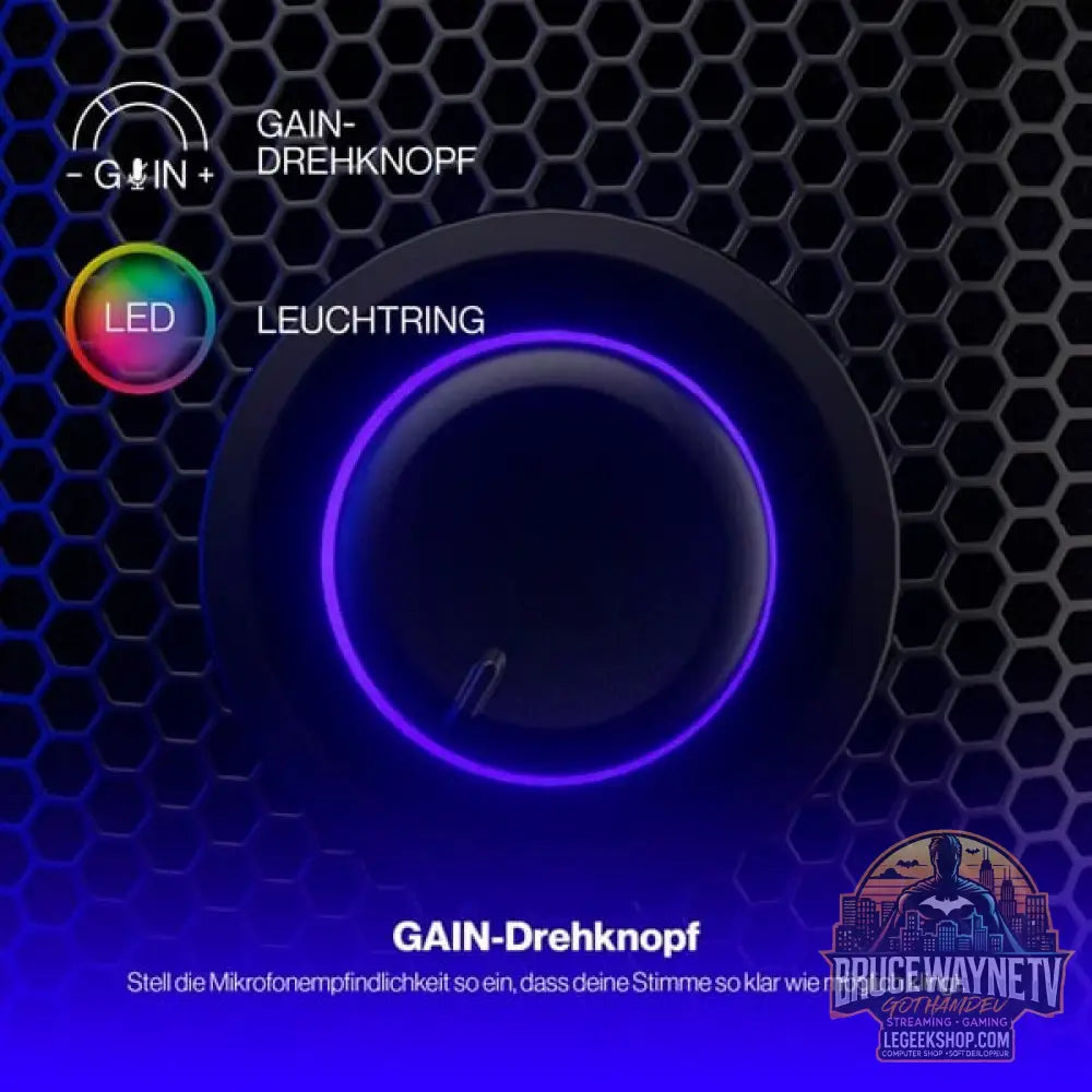 ENDORFY Solum Voice S, microphone noir, USB-C - ENDORFY - vue 16