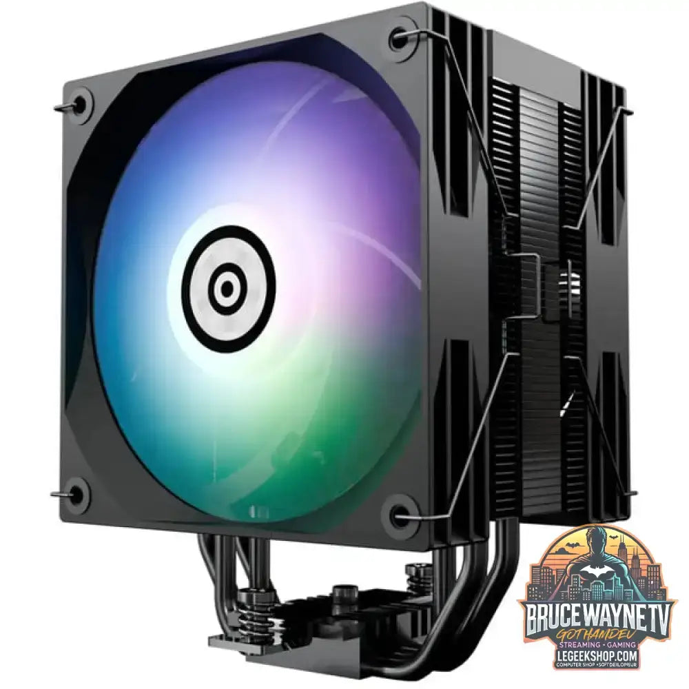 Enermax ETS-T41 Digital ARGB, CPU-Kühler schwarz/weiß, 120 mm - Enermax - vue 4