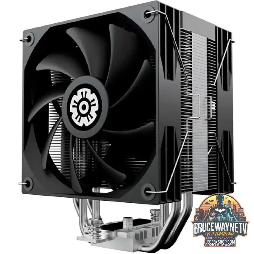 Enermax ETS-T41, CPU-Kühler schwarz/silber, 120 mm - Enermax - vue 3