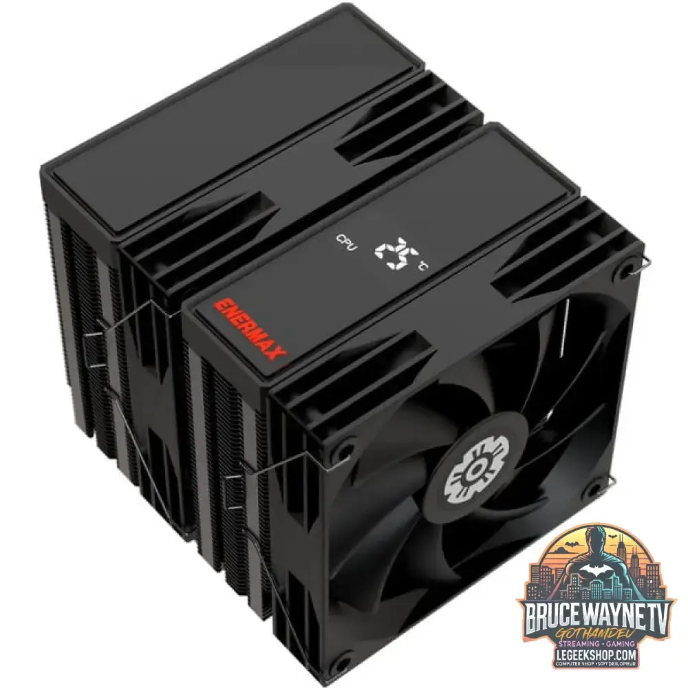 Enermax ETS-TD60 Digital, CPU-Kühler schwarz, 120 mm - Enermax - vue 3