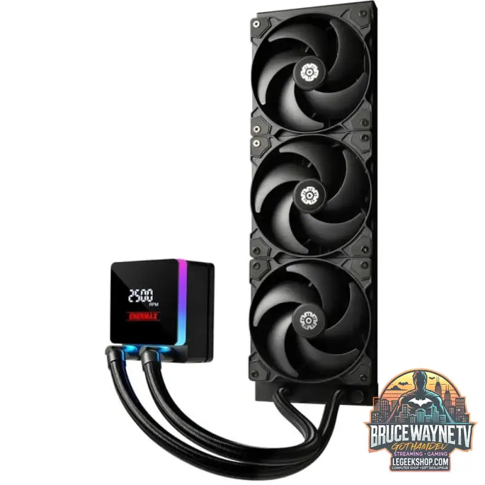 Enermax Liqtech XTR 360 mm, CPU-Kühler schwarz - Enermax - vue 3