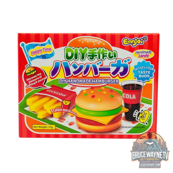 Ennjoi DIY Hamburger fait main hamburger à faire soi-même de 33 g (paquet de 24) - Snacks & boissons importés