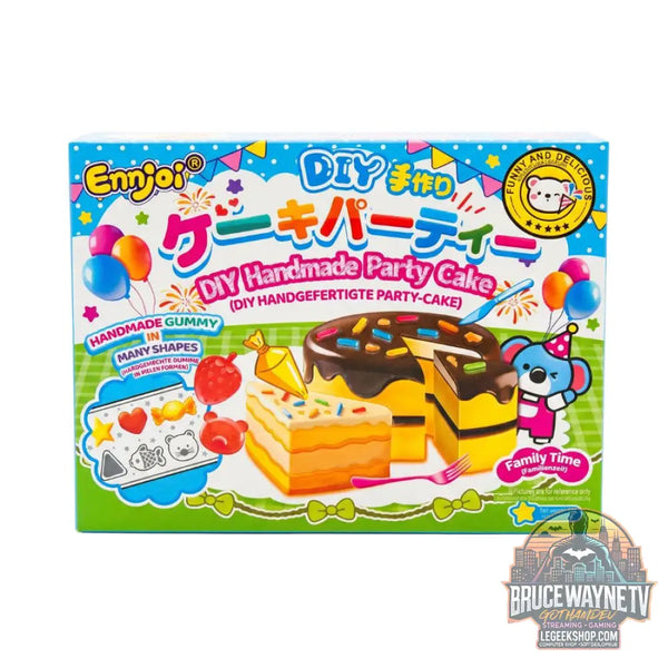 Ennjoi DIY Handmade Party Cake gâteau à faire soi-même de 44 g (Pack de 24) - Snacks & boissons importés