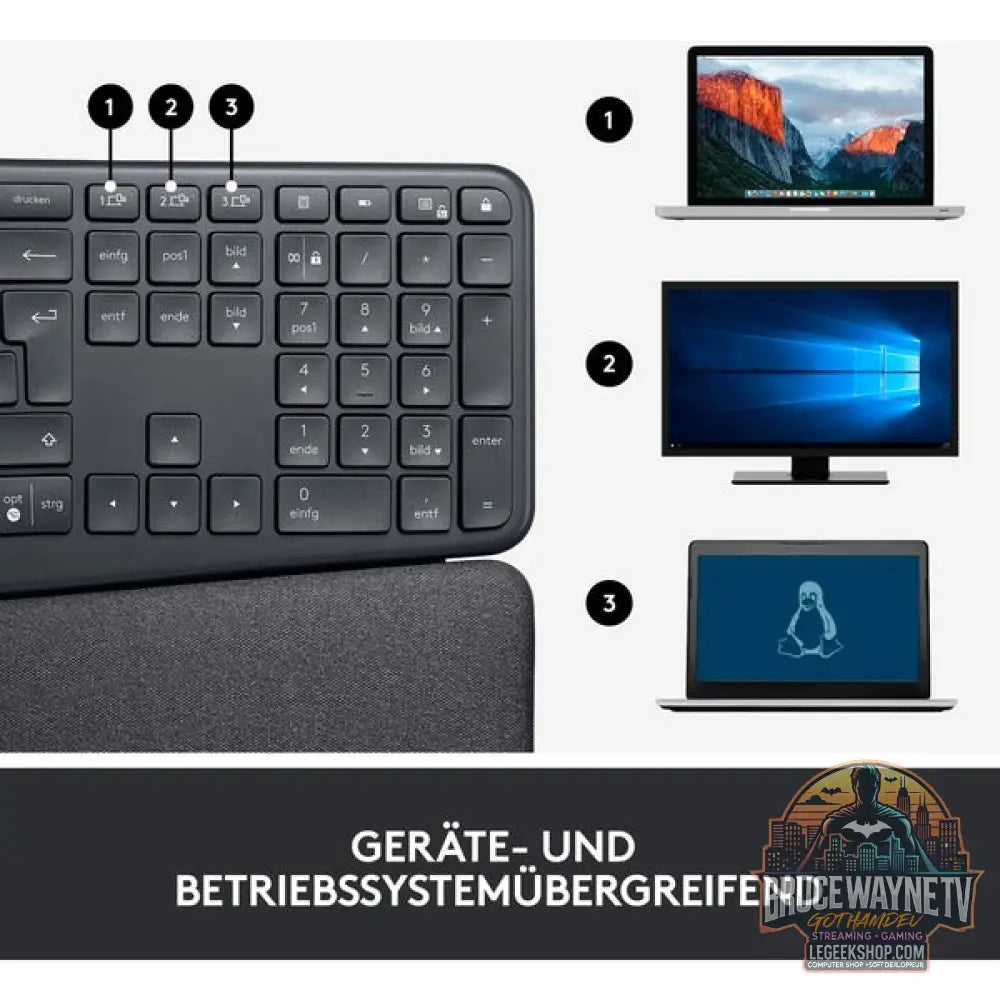 ERGO K860 Split for Business - Logitech - vue 11
