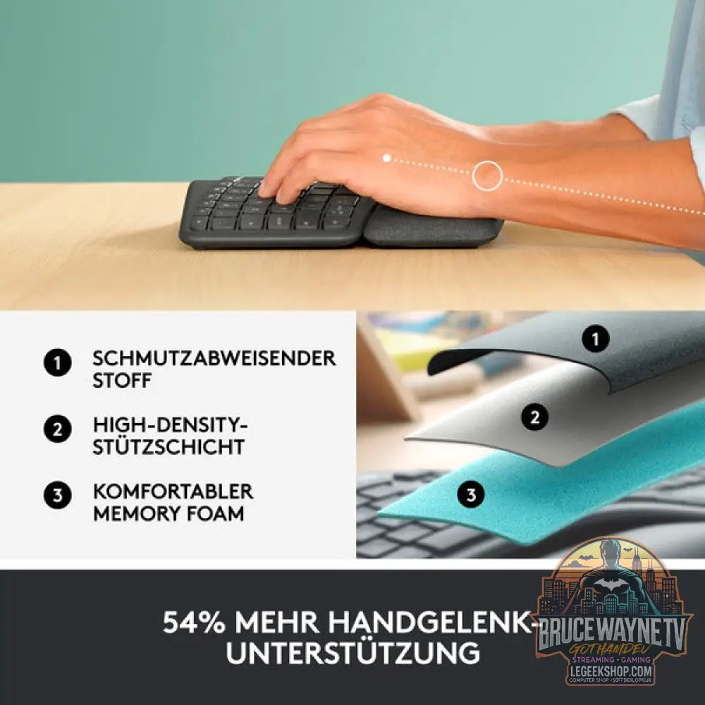 ERGO K860 Split for Business - Logitech - vue 5