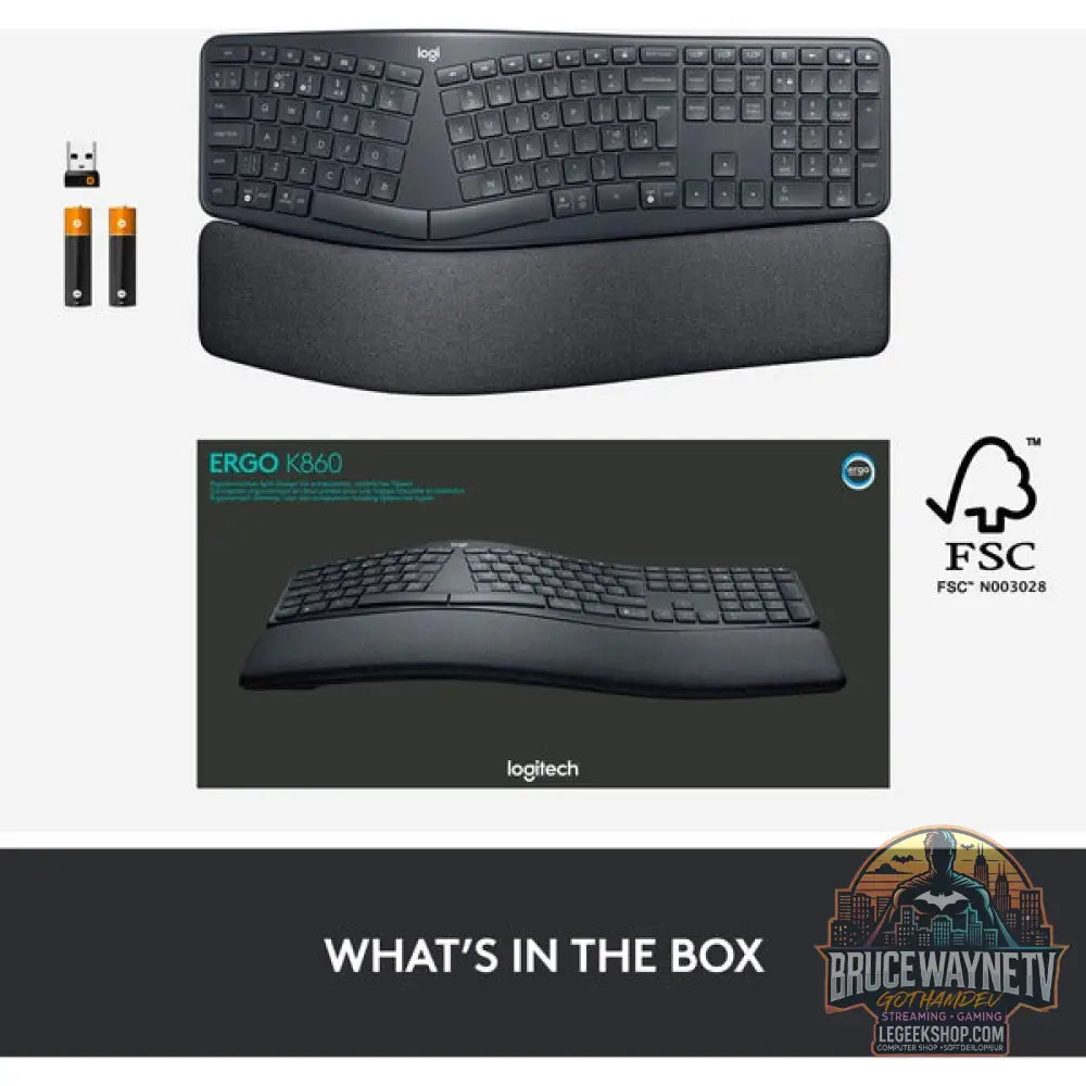 ERGO K860 - Logitech - vue 11