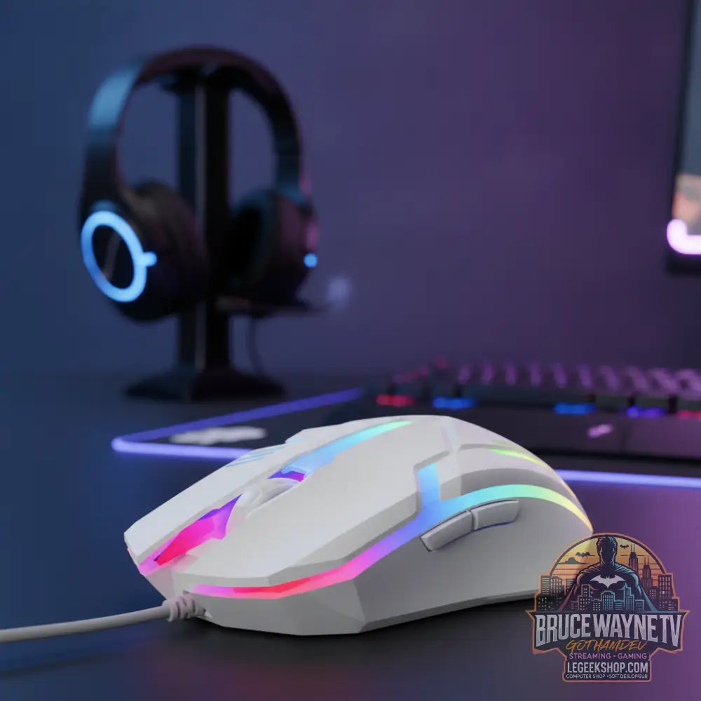 F1-Souris filaire 3 prédire avec éclairage c… — vue détail 6 LeGeekShop