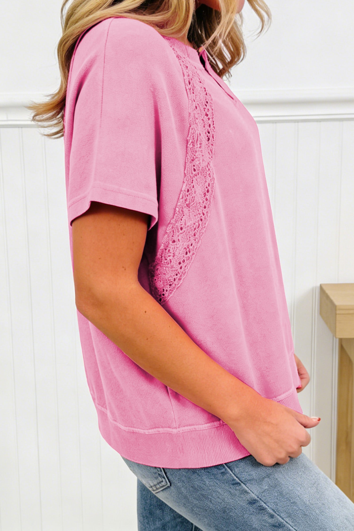 Mint Green Raw Cut — Tops/Tops & Tees, vue 5, LeGeekShop