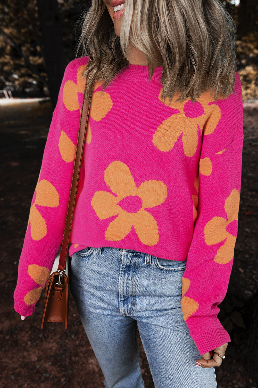 Pull femme manches longues, col montant