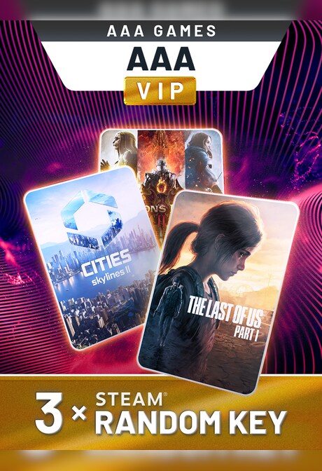 AAA VIP Random 3 Keys (PC) - Steam Key - GLOBAL
