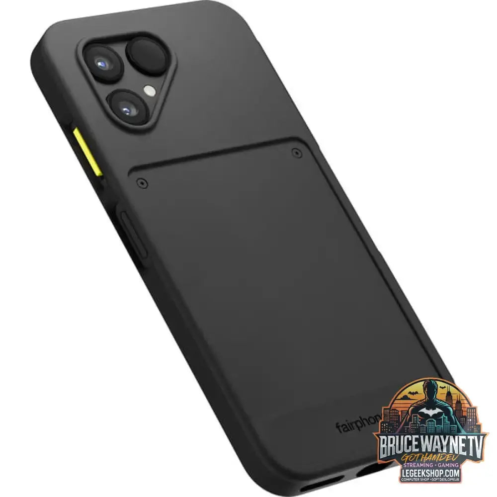 Fairphone Flipcase, Schutzhülle schwarz, für Das Fairphone (Gen. 6) - Feature: Aussparung für Kamera - vue 5
