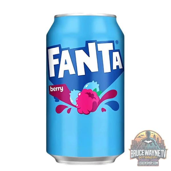 Fanta Berry boisson aux myrtilles bleues de 355ml (paquet de 12) - Snacks & boissons importés