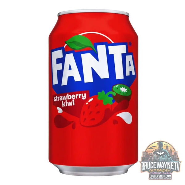 Fanta Fraise Kiwi boisson au goût de fraise et kiwi de 330ml (paquet de 24) - Snacks & boissons importés