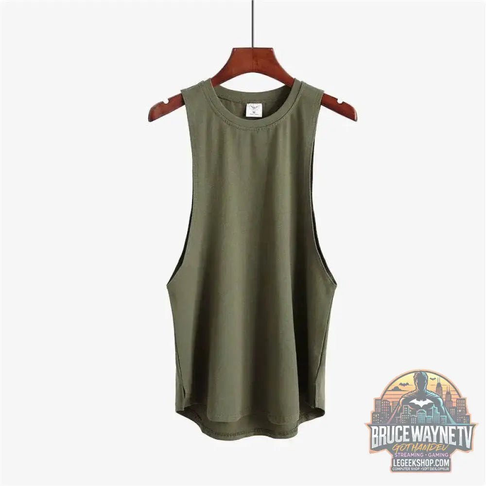 Débardeur Homme Fitness, Chemise sans Manches pour Gym et Bodybuilding | Muscleguys | Wayne Outfitters - Legeekshop
