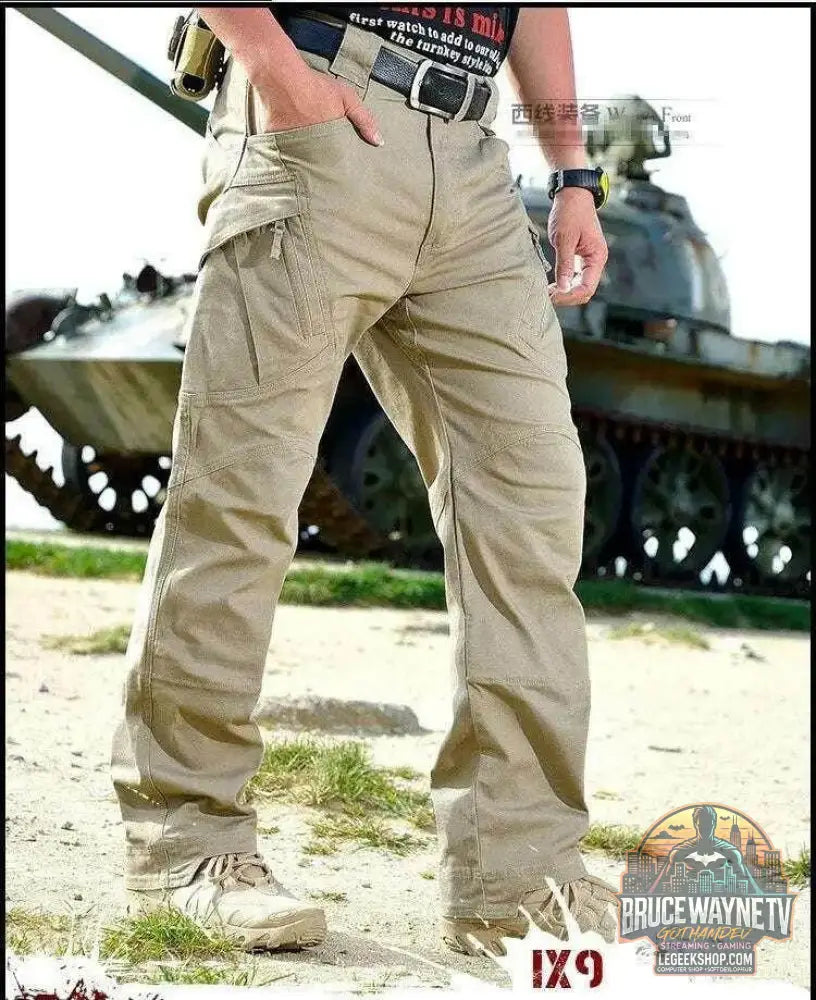 Pantalon Cargo Militaire en Coton pour Homme - ReFire Gear - Legeekshop