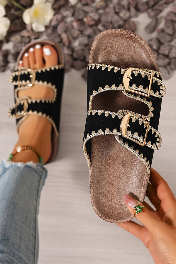 Pièce mode femme brodé — noir