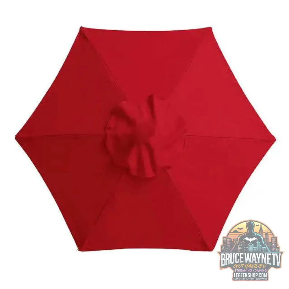 ☀️ Tissu de remplacement pour parasol – 6/8 nervures, polyester imperméable UV30+ - Legeekshop