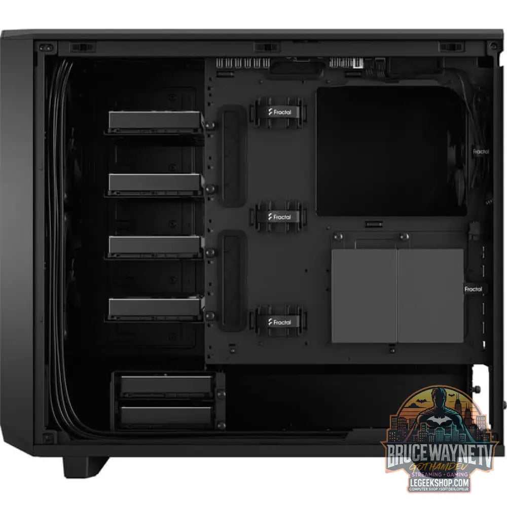 Fractal Design Meshify 2 Black Solid, Tower-Gehäuse - Fractal Design - vue 7