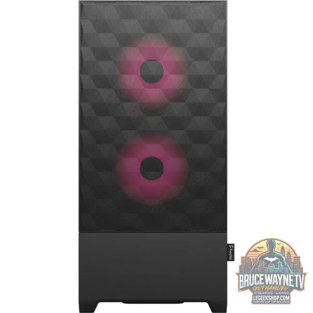 Fractal Design Pop Air RGB Magenta Core TG Clear Tint, Tower-Gehäuse - Fractal Design - vue 3