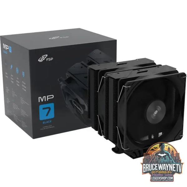FSP MP7 Black, CPU-Kühler schwarz, 120 mm - FSP