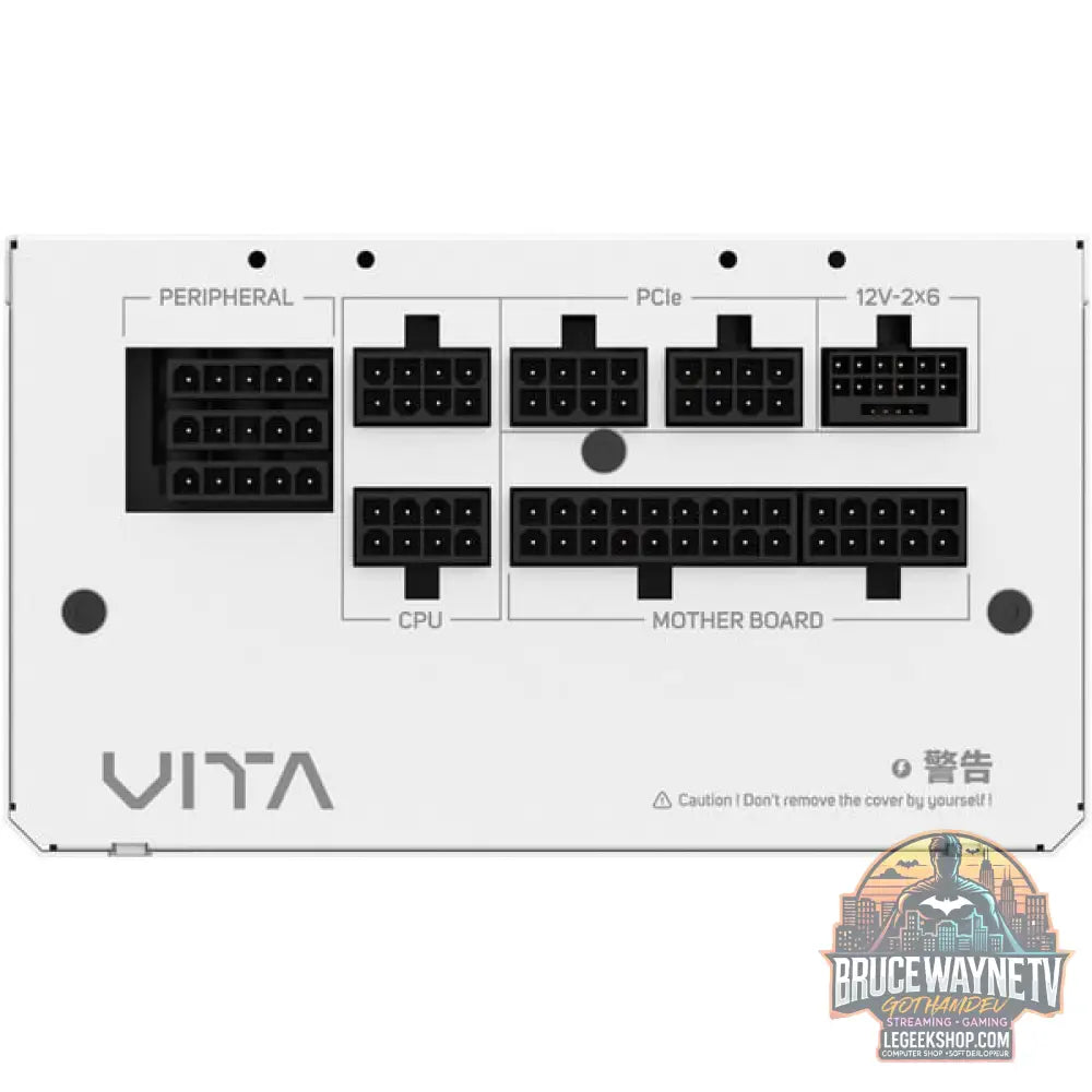 FSP VITA GM 1000W White, alimentation PC - FSP - vue 4