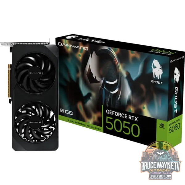Gainward GeForce RTX 5050 Ghost 8GB, carte graphique DLSS 4, 3x DisplayPort, 1x HDMI 2.1 - Gainward