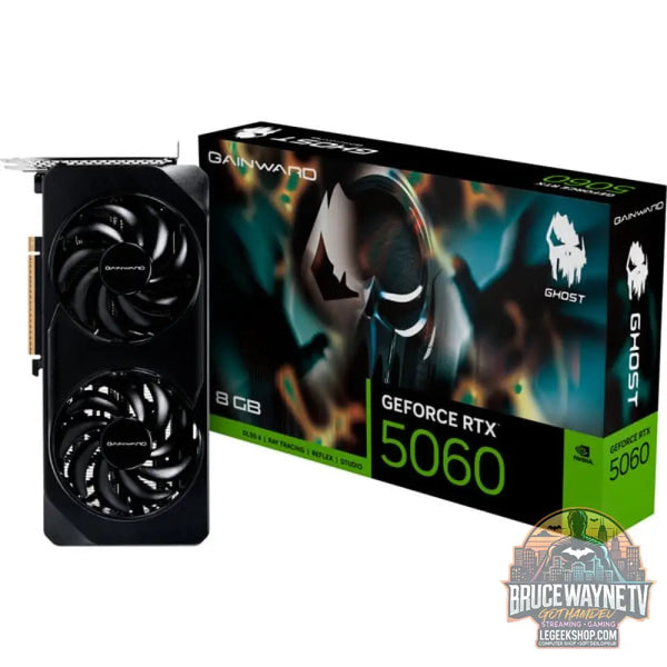 Gainward GeForce RTX 5060 Ghost 8GB, carte graphique DLSS 4, 3x DisplayPort, 1x HDMI 2.1 - Gainward