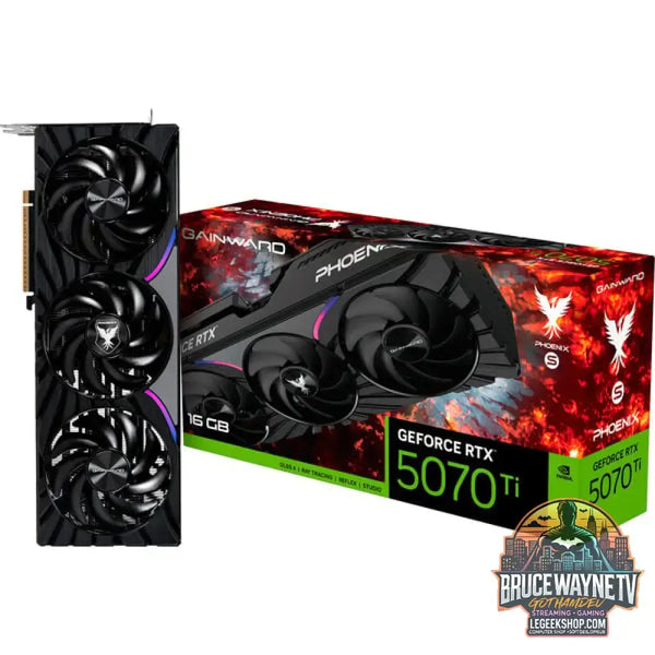 Gainward GeForce RTX 5070 Ti Phoenix-S, carte graphique DLSS 4, 3x DisplayPort, 1x HDMI 2.1 - Gainward