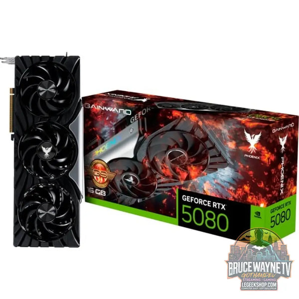 Gainward GeForce RTX 5080 Phoenix GS, carte graphique DLSS 4, 3x DisplayPort, 1x HDMI 2.1 - Gainward